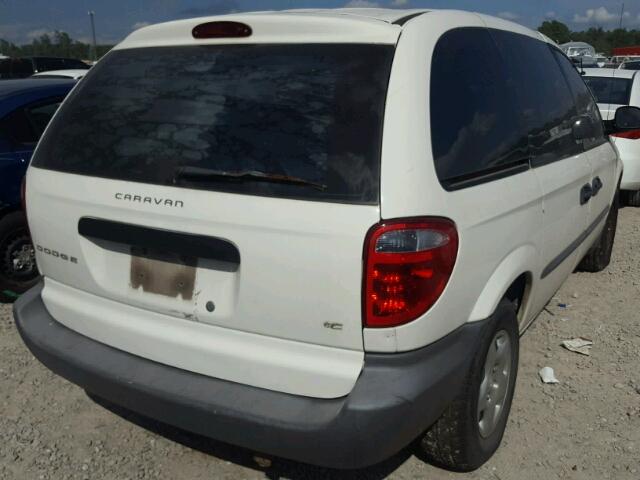 1B4GP15B52B563043 - 2002 DODGE CARAVAN EC WHITE photo 4