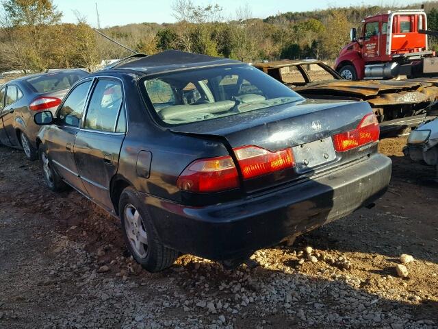 1HGCG1654YA090729 - 2000 HONDA ACCORD EX BLACK photo 3