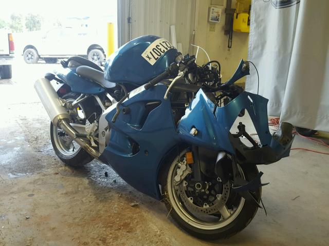 JKAZX4J188A072257 - 2008 KAWASAKI ZX600 J1 BLUE photo 1