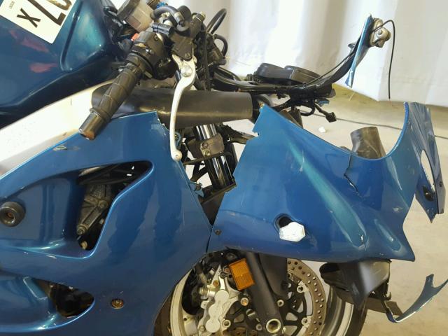 JKAZX4J188A072257 - 2008 KAWASAKI ZX600 J1 BLUE photo 9