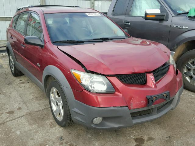 5Y2SL62863Z460589 - 2003 PONTIAC VIBE MAROON photo 1