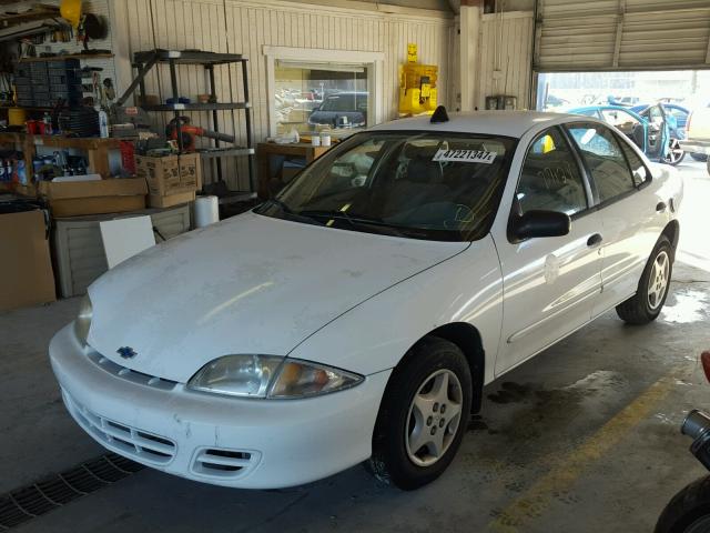 1G1JC5247Y7416518 - 2000 CHEVROLET CAVALIER WHITE photo 2