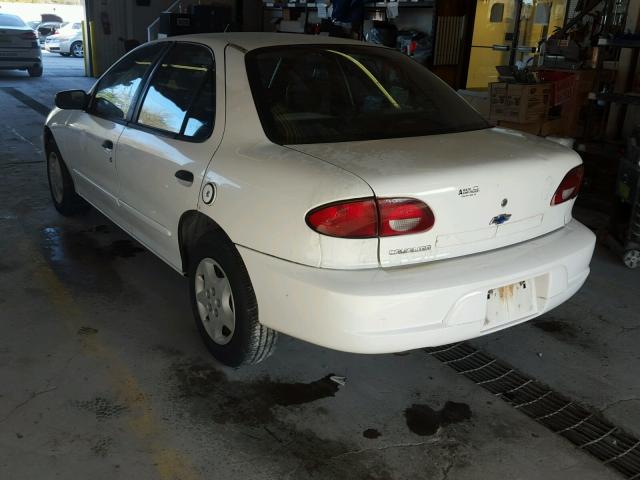 1G1JC5247Y7416518 - 2000 CHEVROLET CAVALIER WHITE photo 3