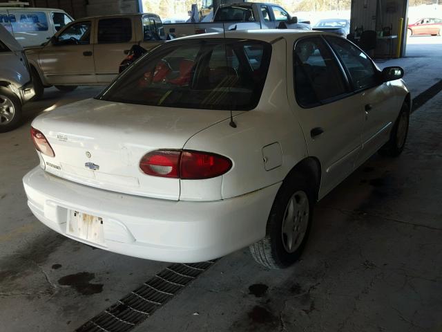 1G1JC5247Y7416518 - 2000 CHEVROLET CAVALIER WHITE photo 4