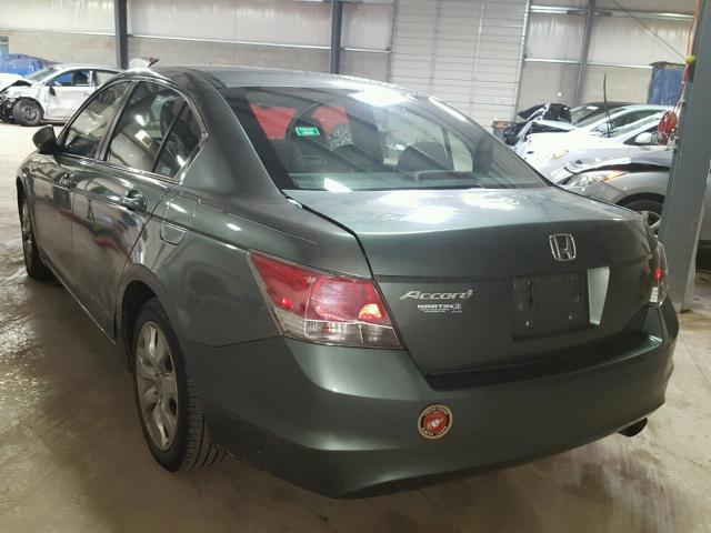 1HGCP26738A088526 - 2008 HONDA ACCORD EX GREEN photo 3