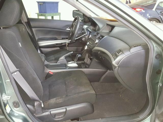 1HGCP26738A088526 - 2008 HONDA ACCORD EX GREEN photo 5