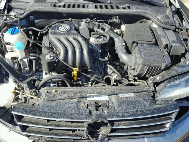 3VW2K7AJ5FM280407 - 2015 VOLKSWAGEN JETTA BASE 灰色 照片 7