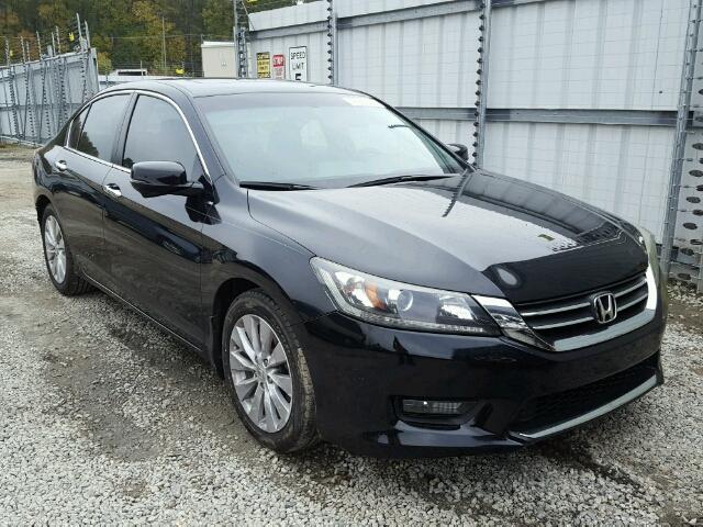 1HGCR2F74EA214785 - 2014 HONDA ACCORD EX BLACK photo 1