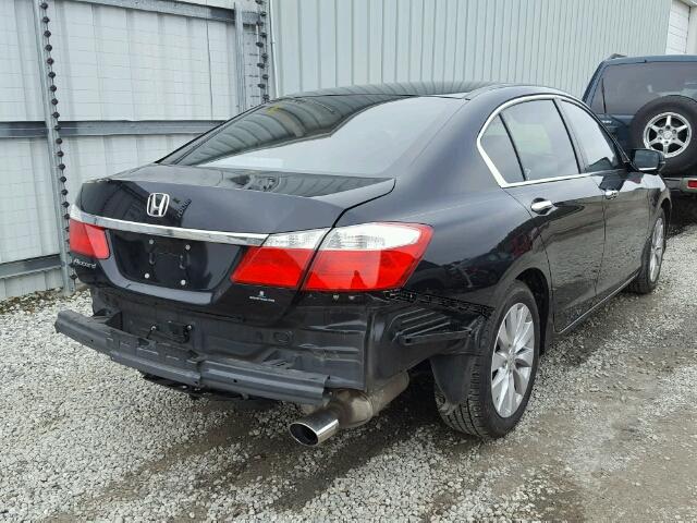 1HGCR2F74EA214785 - 2014 HONDA ACCORD EX BLACK photo 4