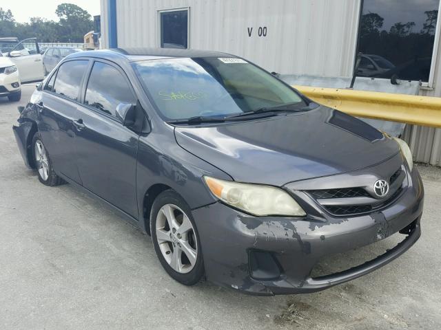 5YFBU4EE8CP066587 - 2012 TOYOTA COROLLA BA GRAY photo 1