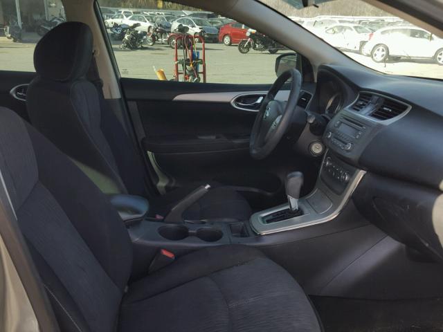 3N1AB7AP3EY228609 - 2014 NISSAN SENTRA S SILVER photo 5