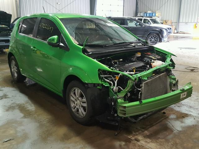 1G1JC6SG0G4154843 - 2016 CHEVROLET SONIC LT GREEN photo 1