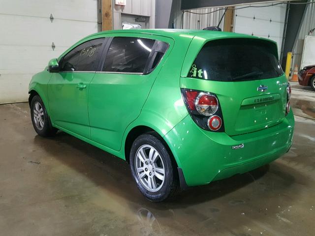 1G1JC6SG0G4154843 - 2016 CHEVROLET SONIC LT GREEN photo 3