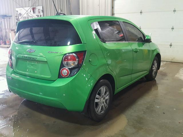 1G1JC6SG0G4154843 - 2016 CHEVROLET SONIC LT GREEN photo 4