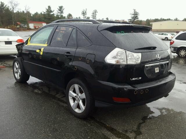 2T2GK31U07C023091 - 2007 LEXUS RX 350 BLACK photo 3