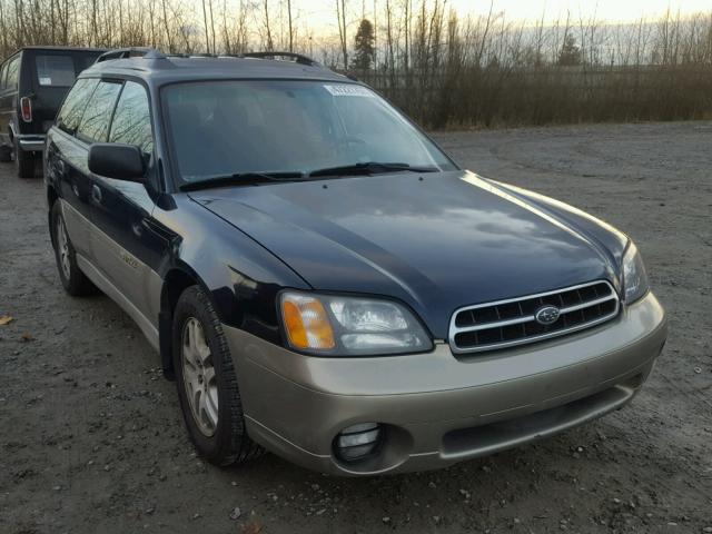 4S3BH665517601825 - 2001 SUBARU LEGACY OUT BLUE photo 1