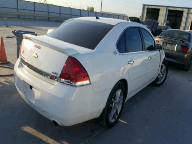 2G1WU583189240064 - 2008 CHEVROLET IMPALA LTZ WHITE photo 4