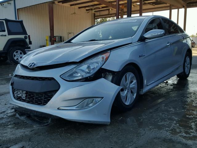 KMHEC4A43DA078113 - 2013 HYUNDAI SONATA HYB SILVER photo 2