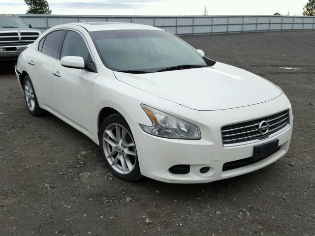 1N4AA51E09C814269 - 2009 NISSAN MAXIMA S WHITE photo 1