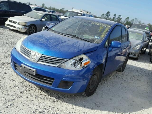 3N1BC13E69L380266 - 2009 NISSAN VERSA S BLUE photo 2