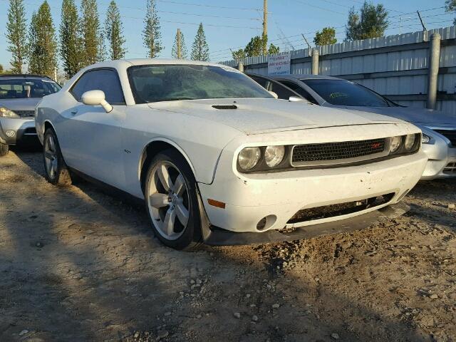 2C3CDYAG5DH699871 - 2013 DODGE CHALLENGER WHITE photo 1