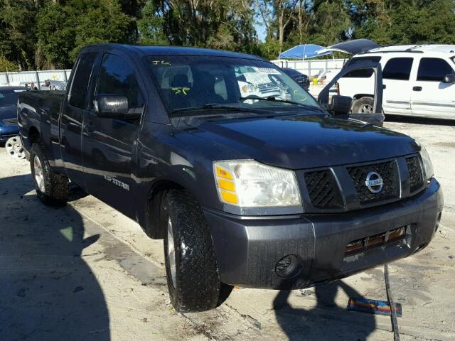 1N6AA06A65N502004 - 2005 NISSAN TITAN XE GRAY photo 1