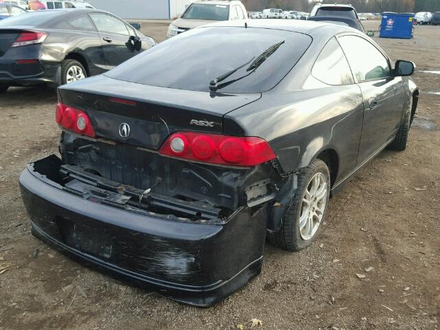 JH4DC54826S022874 - 2006 ACURA RSX BLACK photo 4