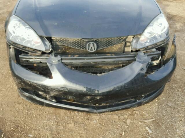 JH4DC54826S022874 - 2006 ACURA RSX BLACK photo 9