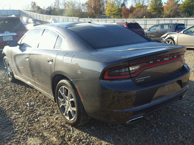 2C3CDXFG4GH229516 - 2016 DODGE CHARGER SE CHARCOAL photo 3