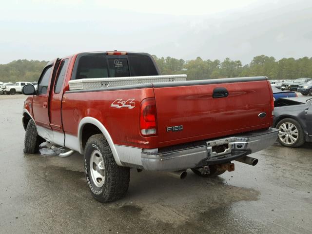 1FTRX18W81NA83103 - 2001 FORD F150 RED photo 3