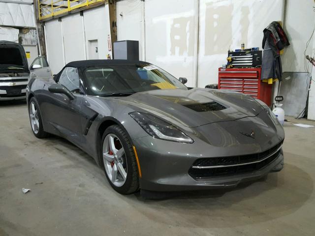 1G1YF3D78F5115590 - 2015 CHEVROLET CORVETTE S GRAY photo 1