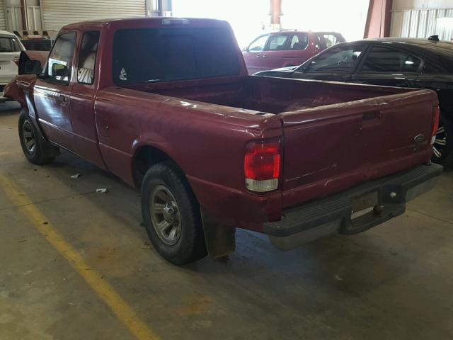 1FTYR14V3YPB45637 - 2000 FORD RANGER SUP RED photo 3