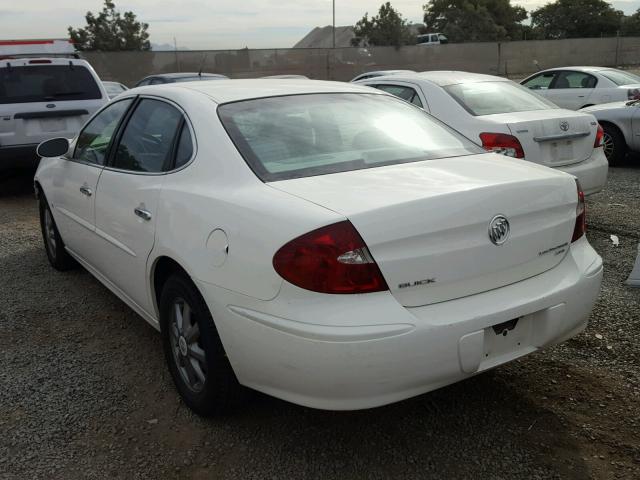 2G4WD552671187602 - 2007 BUICK LACROSSE C WHITE photo 3