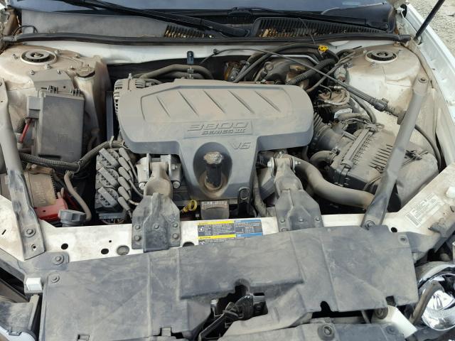 2G4WD552671187602 - 2007 BUICK LACROSSE C WHITE photo 7