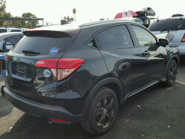 3CZRU5H77GM737286 - 2016 HONDA HR-V EXL BLACK photo 4