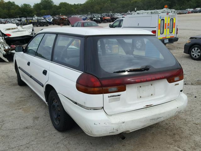 4S3BK4257V7322927 - 1997 SUBARU LEGACY BRI WHITE photo 3