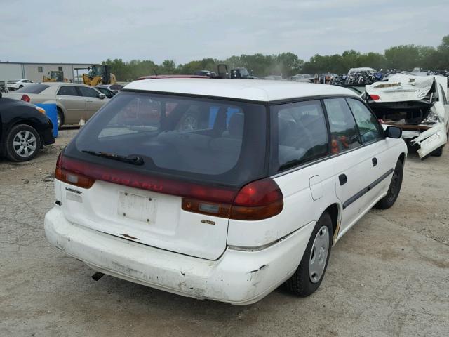 4S3BK4257V7322927 - 1997 SUBARU LEGACY BRI WHITE photo 4