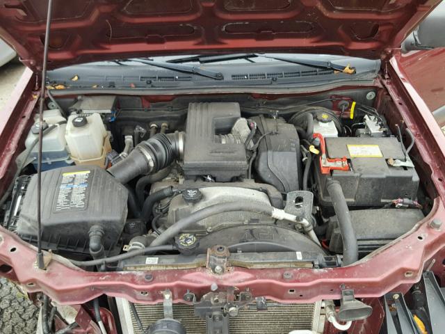 1GCDT43E188213804 - 2008 CHEVROLET COLORADO L RED photo 7