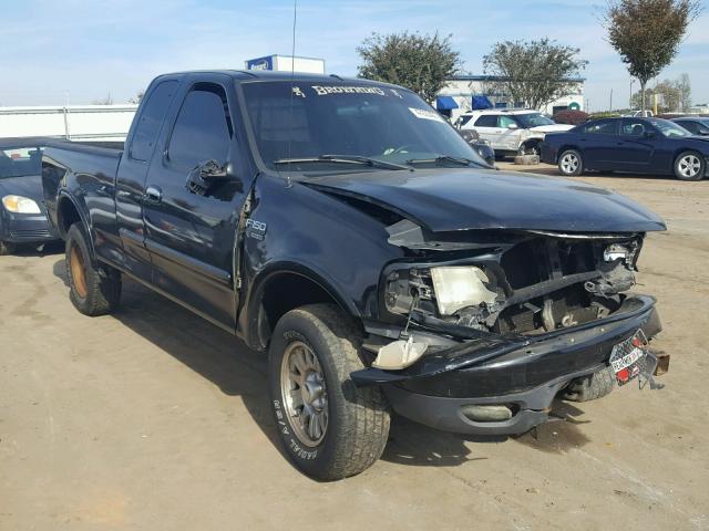 1FTRX18W61NB70546 - 2001 FORD F150 BLACK photo 1