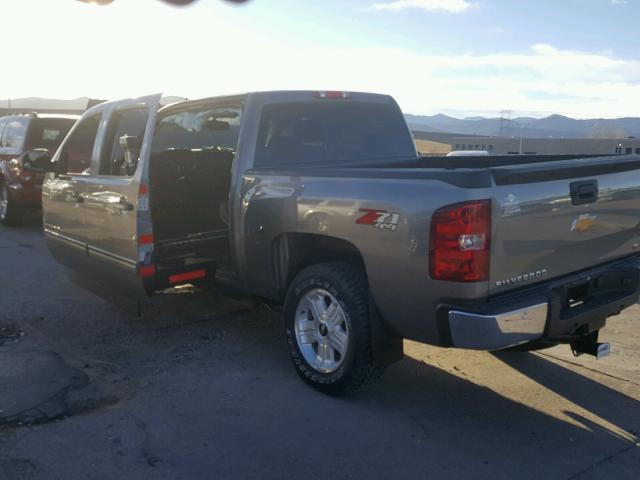 1GCPKSE74CF204876 - 2012 CHEVROLET SILVERADO GRAY photo 3