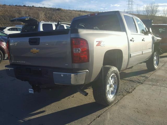 1GCPKSE74CF204876 - 2012 CHEVROLET SILVERADO GRAY photo 4