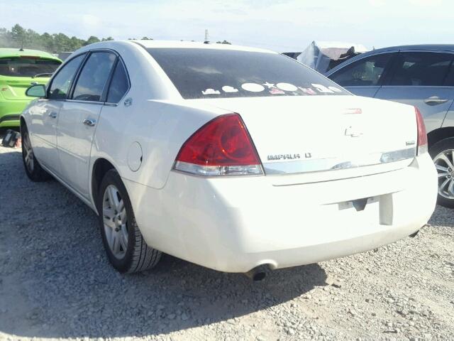 2G1WC583089206765 - 2008 CHEVROLET IMPALA LT WHITE photo 3