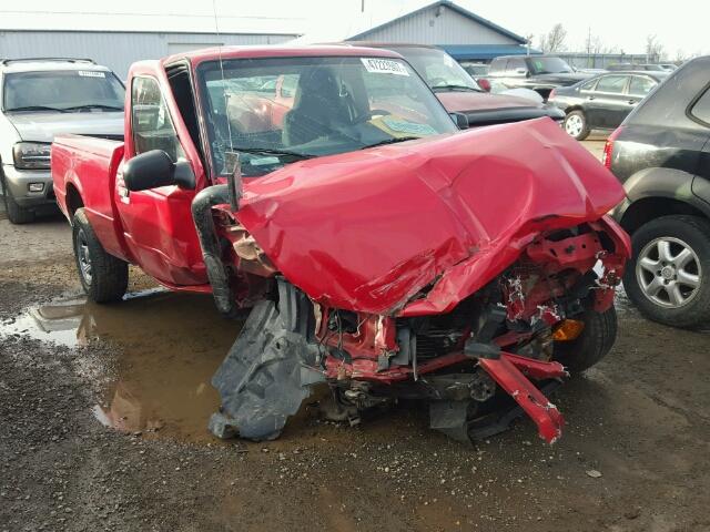 1FTYR10D85PA05527 - 2005 FORD RANGER RED photo 1