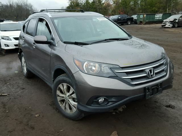 5J6RM4H7XCL020712 - 2012 HONDA CR-V EXL 棕色 照片 1