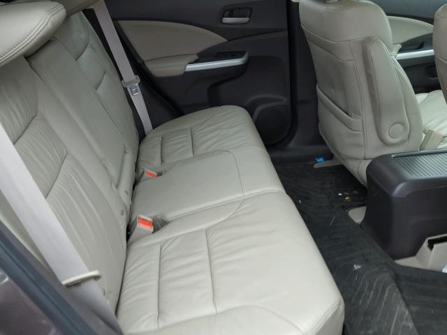 5J6RM4H7XCL020712 - 2012 HONDA CR-V EXL 棕色 照片 6
