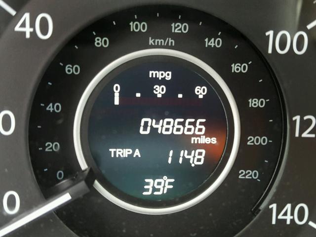 5J6RM4H7XCL020712 - 2012 HONDA CR-V EXL 棕色 照片 8