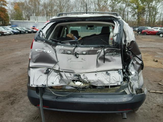 5J6RM4H7XCL020712 - 2012 HONDA CR-V EXL 棕色 照片 9