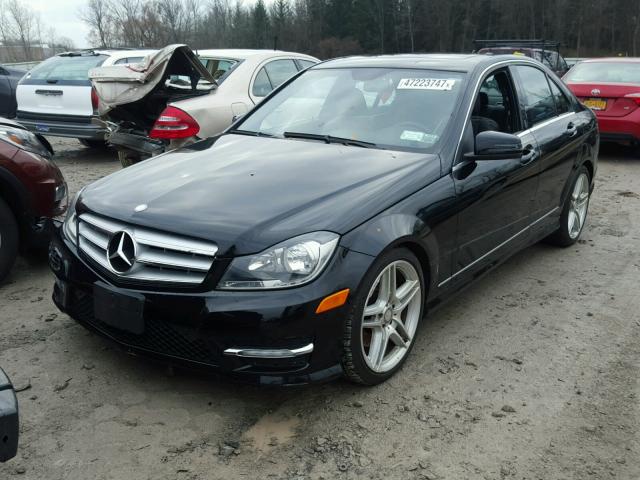 WDDGF8AB6DR245727 - 2013 MERCEDES-BENZ C 300 4MAT BLACK photo 2