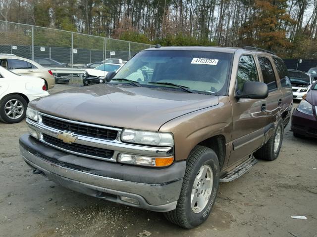 1GNEK13Z24R160471 - 2004 CHEVROLET TAHOE K150 BEIGE photo 2