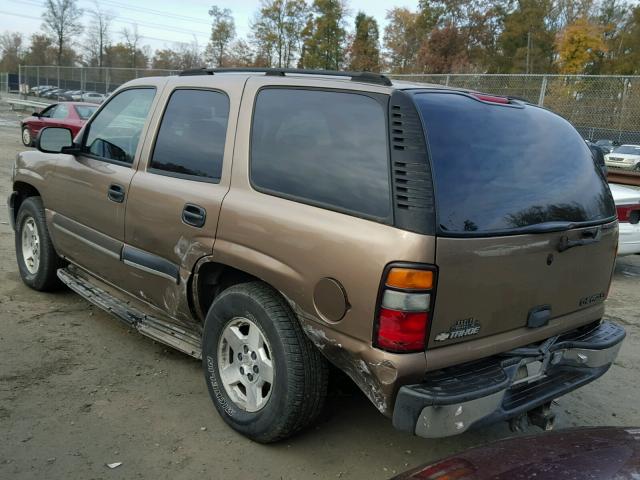 1GNEK13Z24R160471 - 2004 CHEVROLET TAHOE K150 BEIGE photo 3